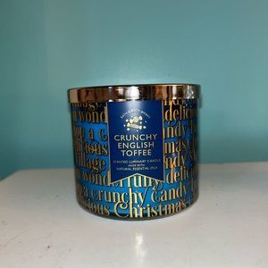 Bath and body works English toffee crunch candle